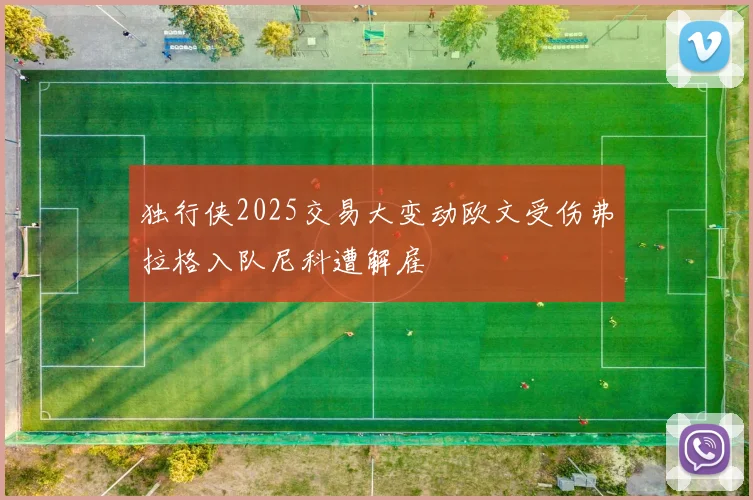 独行侠2025交易大变动欧文受伤弗拉格入队尼科遭解雇